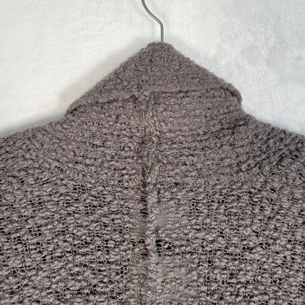 James Perse Wool Shawl Collar Open Cardigan Sweater in Gray, Size 0 (XS) - Picture 8 of 14